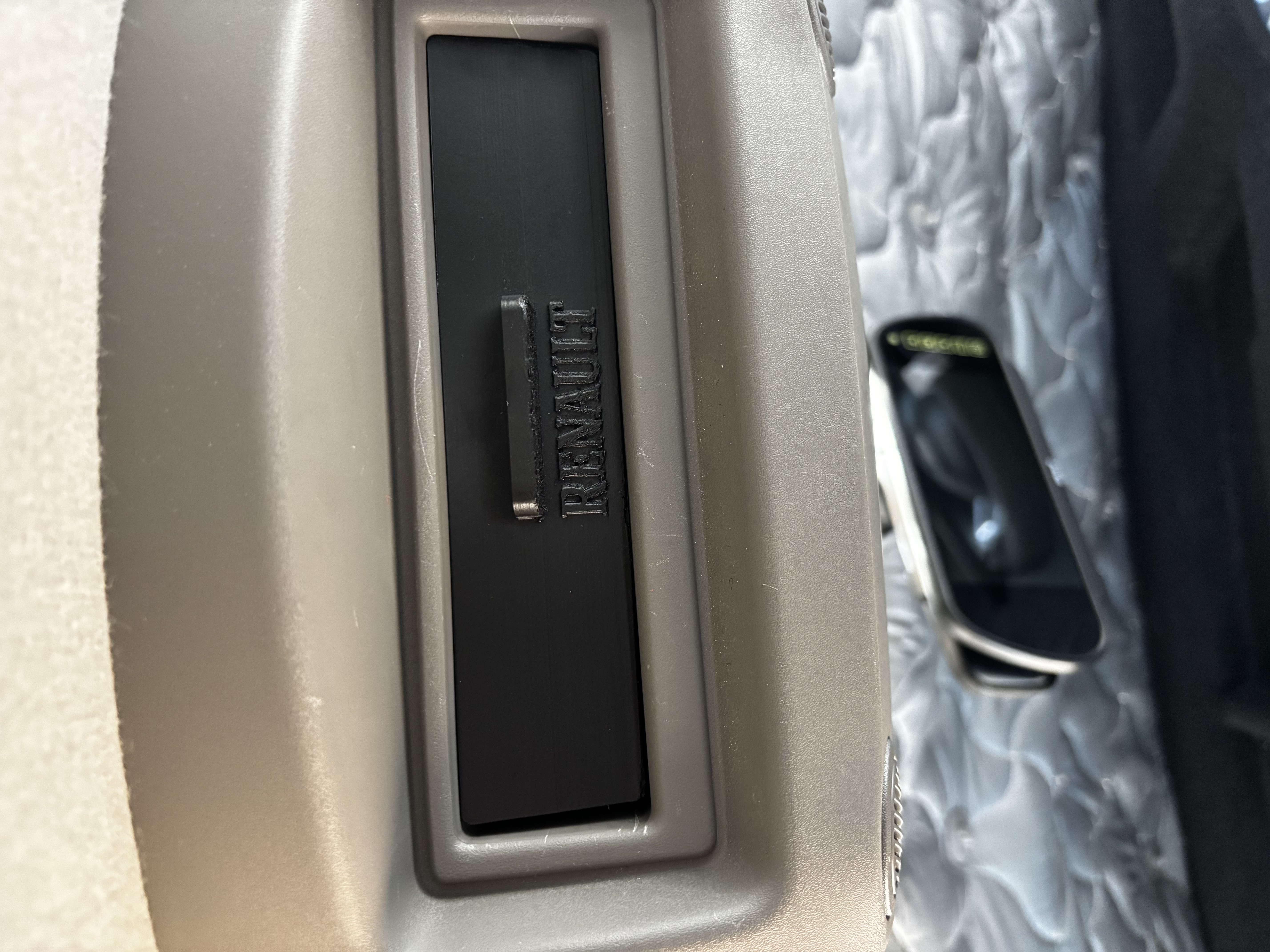 Renault Cabin Slide Out Drawer fitted in cabin roof void