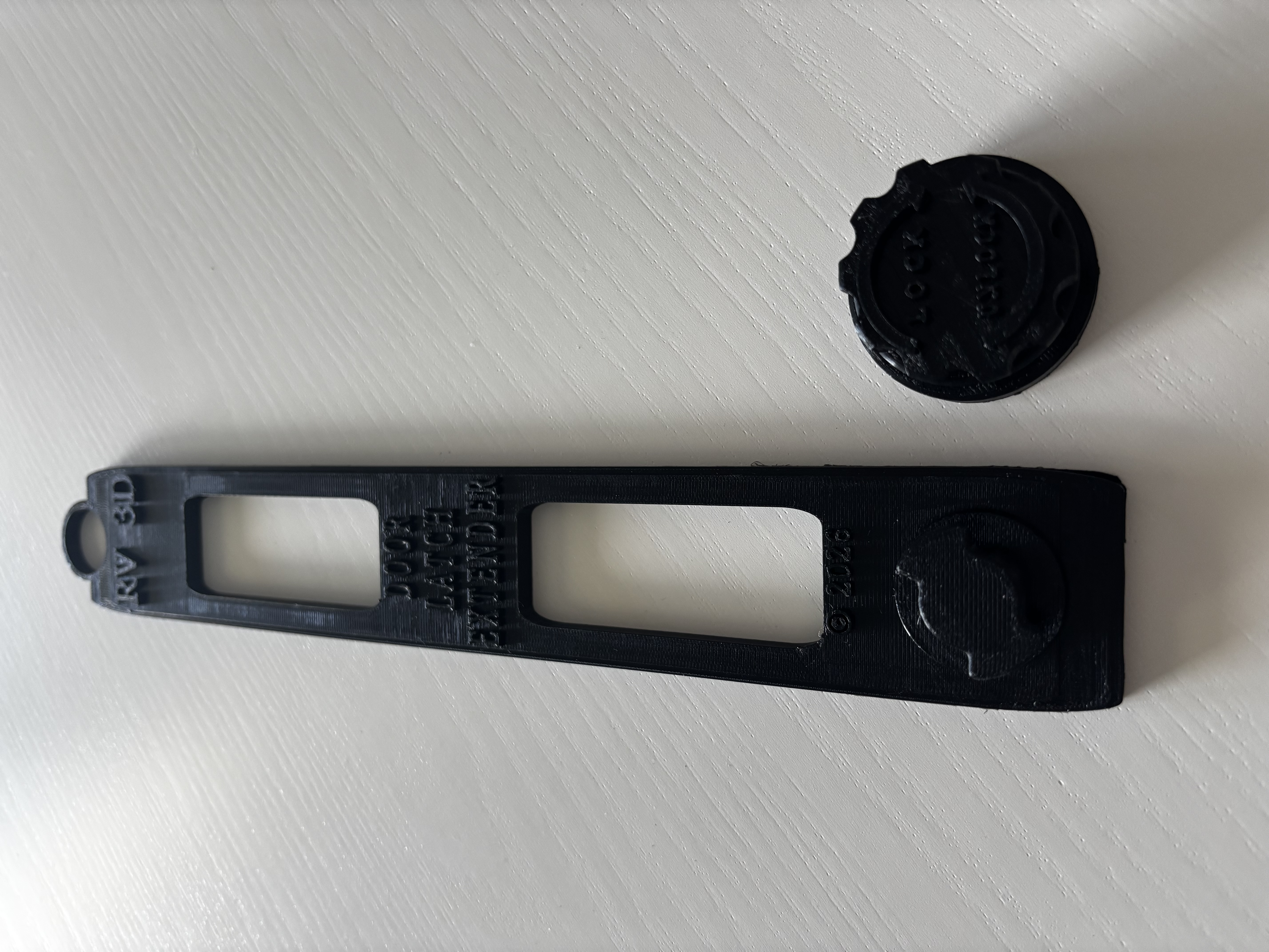 Door Latch Extender product detail with lock knob