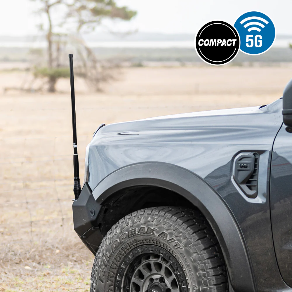External antenna mounted on the vehicle