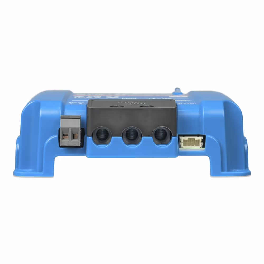 Rear view of the terminal block and connector housing